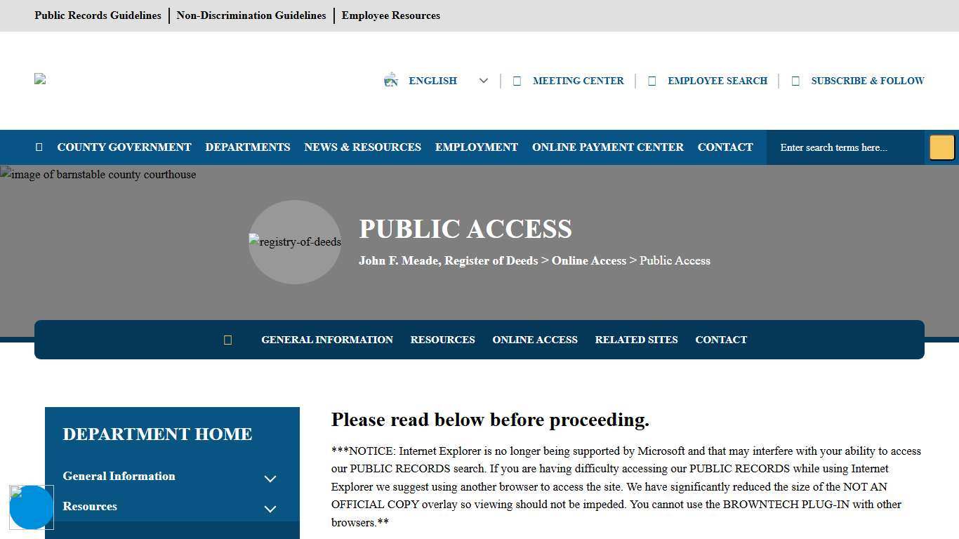 Public Access - Barnstable County